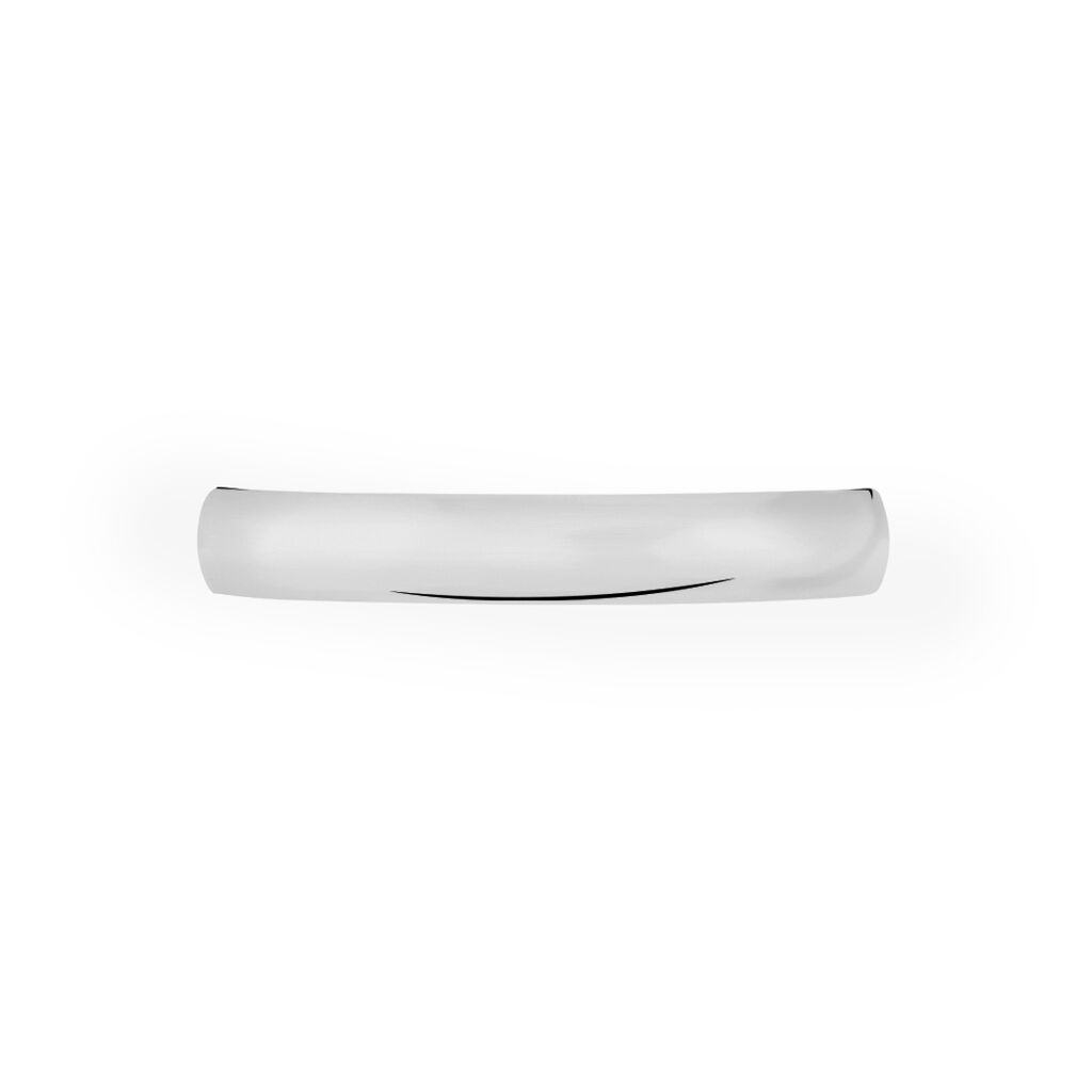 Alliance Meredithe Demi Jonc Classique Or Blanc