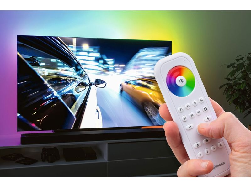 Paulmann Fernbedienung Gent 2 Zigbee 3.0 Fernbedienung zur direkten Steuerung von Zigbee 3.0 Lichtprodukten