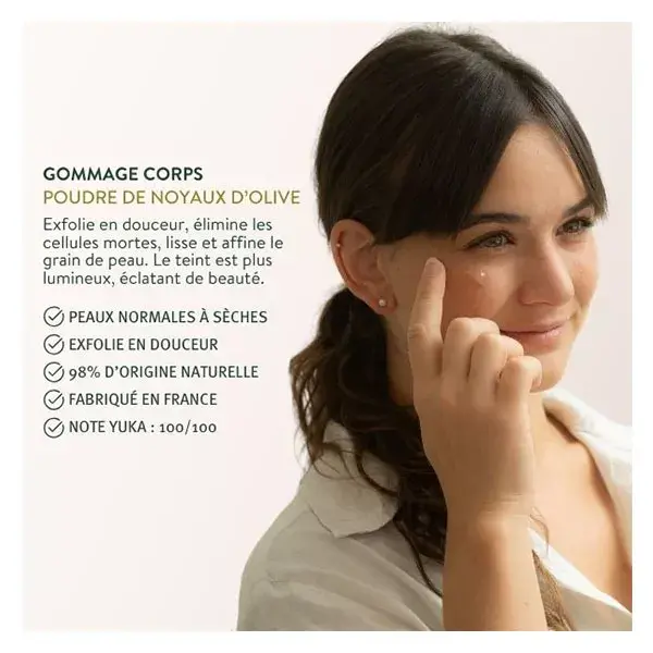 Le Petit Olivier - Esfoliante Corporal - Pó Natural de Semente de Azeitona 200ml