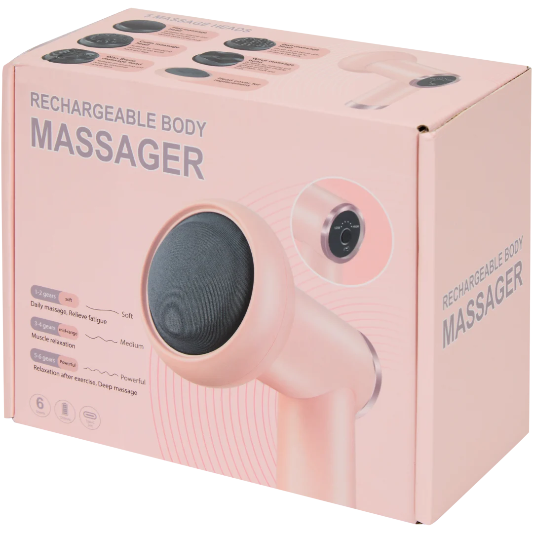 Massagepistool 6-delig