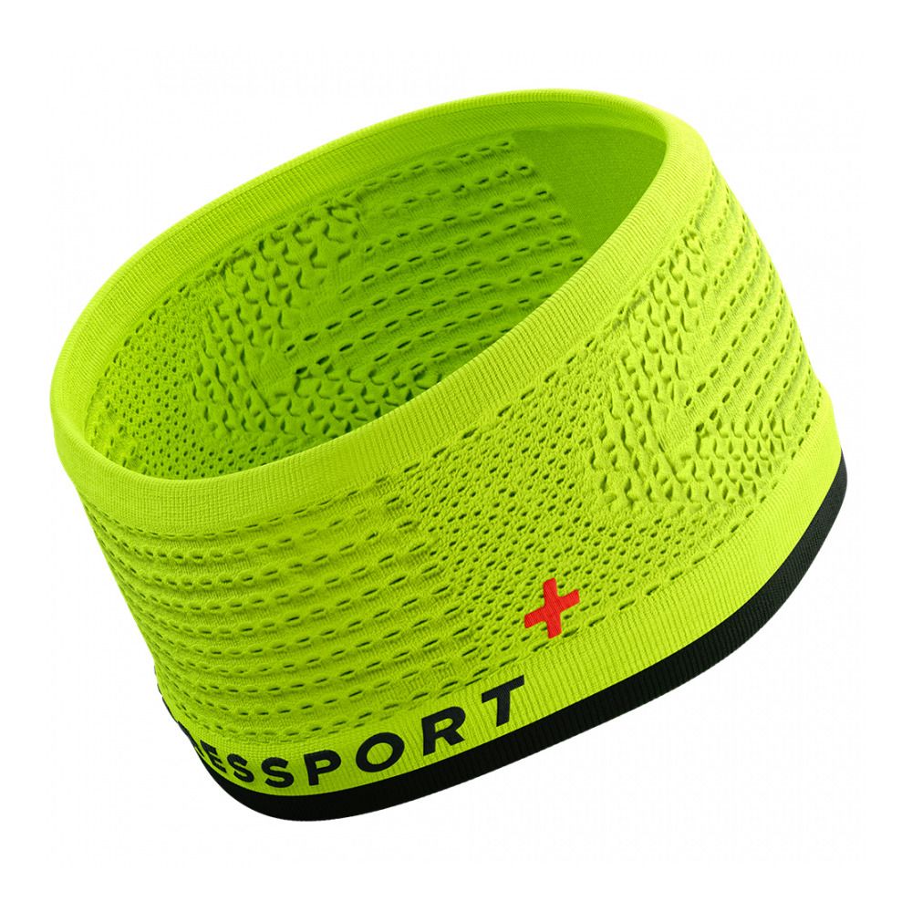 Compressport ON/OFF FLASH - Bandeau black/fluo yellow