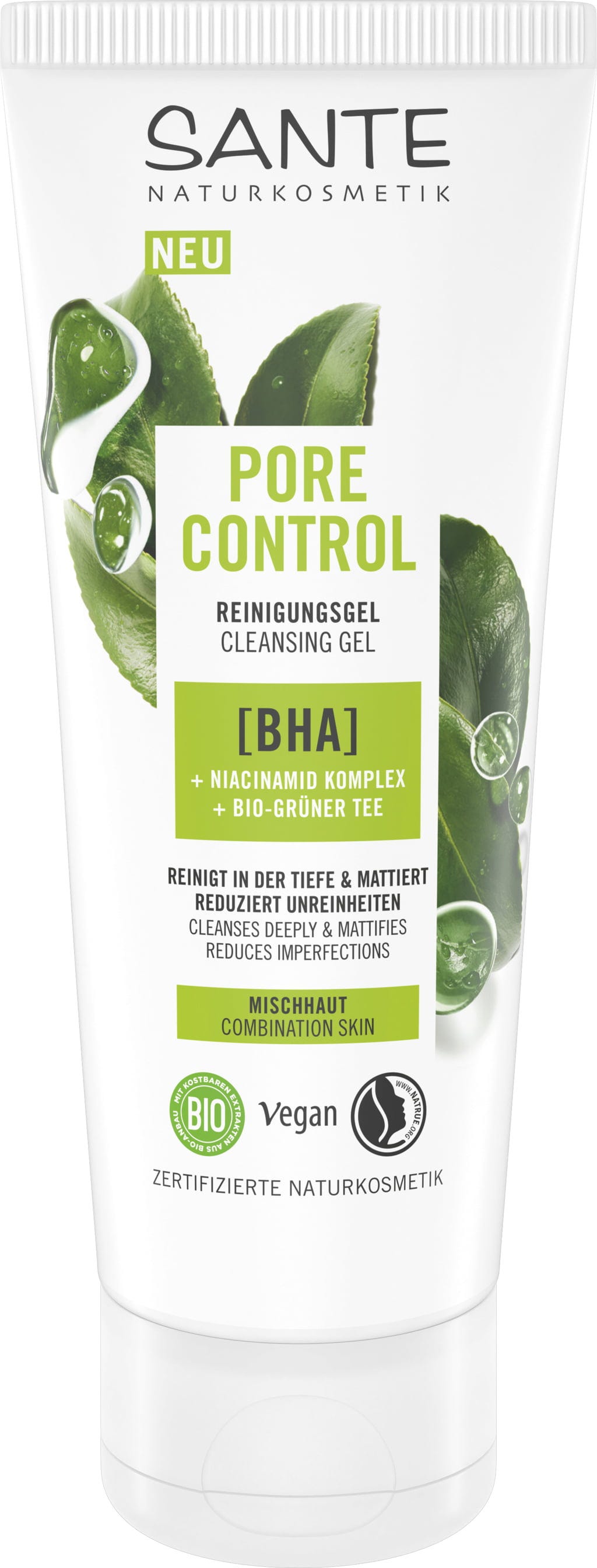 Santé naturally.  Pore Control Reinigungsgel, 100 ml
