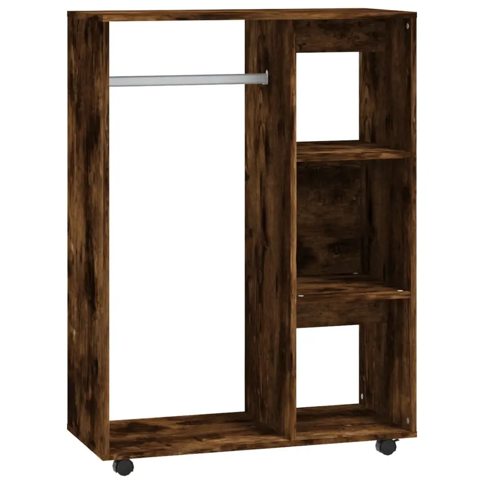 vidaXL - Kledingkast - Bruin - Bewerkt hout