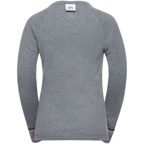 T-shirt thermique ODLO BL TOP CREW NECK L/S ACTIVE WARM ORIGINALS ODLO STEEL GREY MELANGE