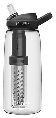 Gourde filtrante Camelbak Eddy  filtrée par Lifestraw 1L Transparent