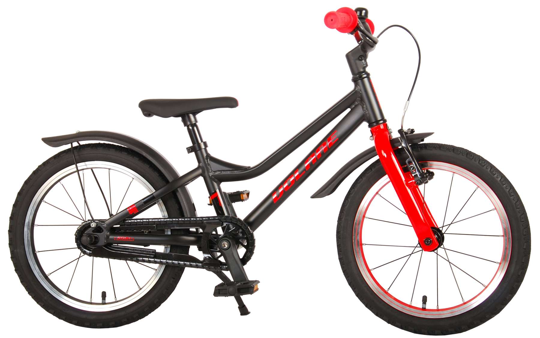 Kinderfahrrad Blaster Fahrrad für Jungen 16 Zoll Kinderrad Schwarz/Rot