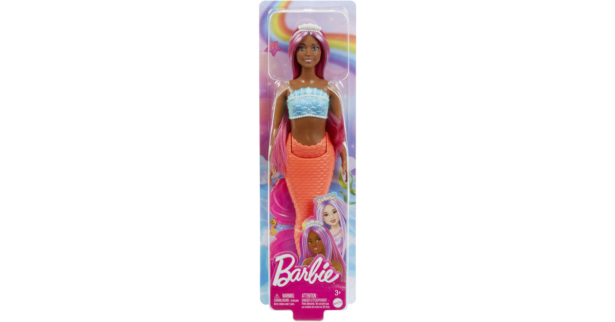 BarbieDreamtopia - Zeemeerminpop - Kleurrijk haar