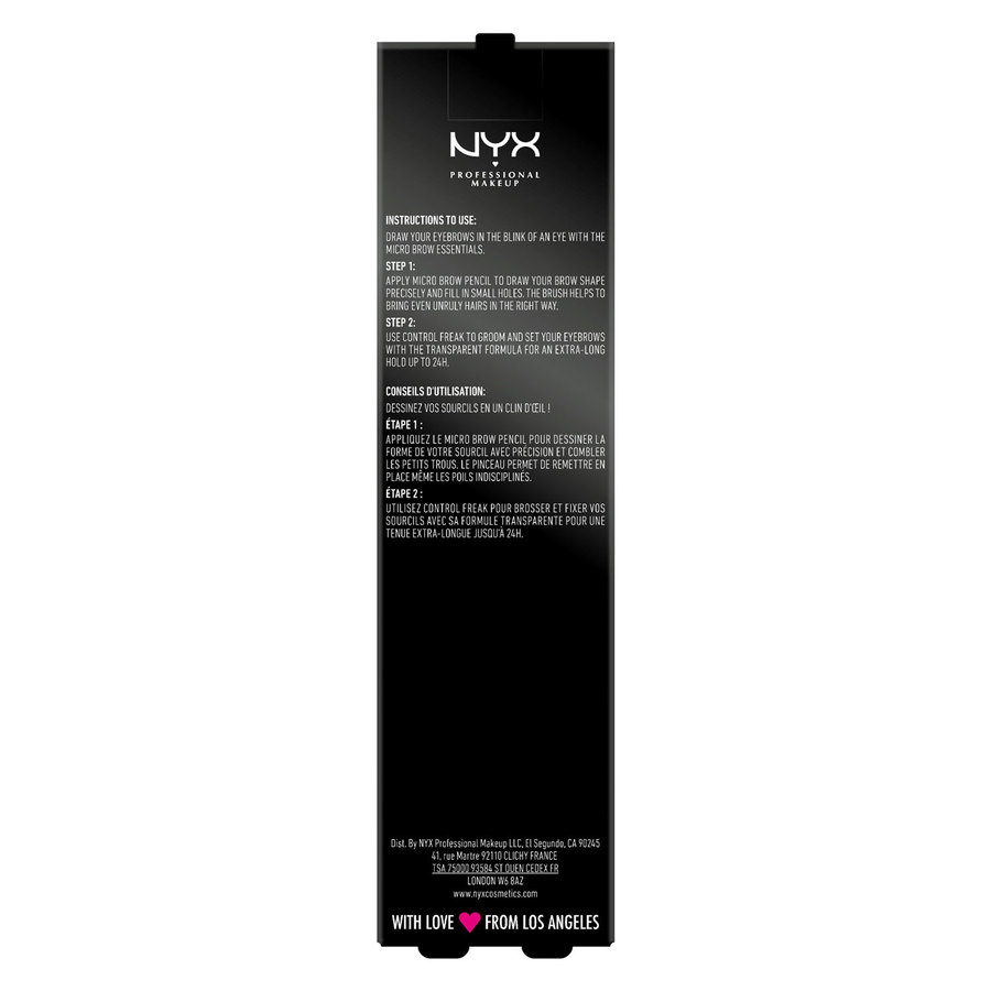 NYX Professional Makeup Micro Brow Essentials Taupe 2pcs