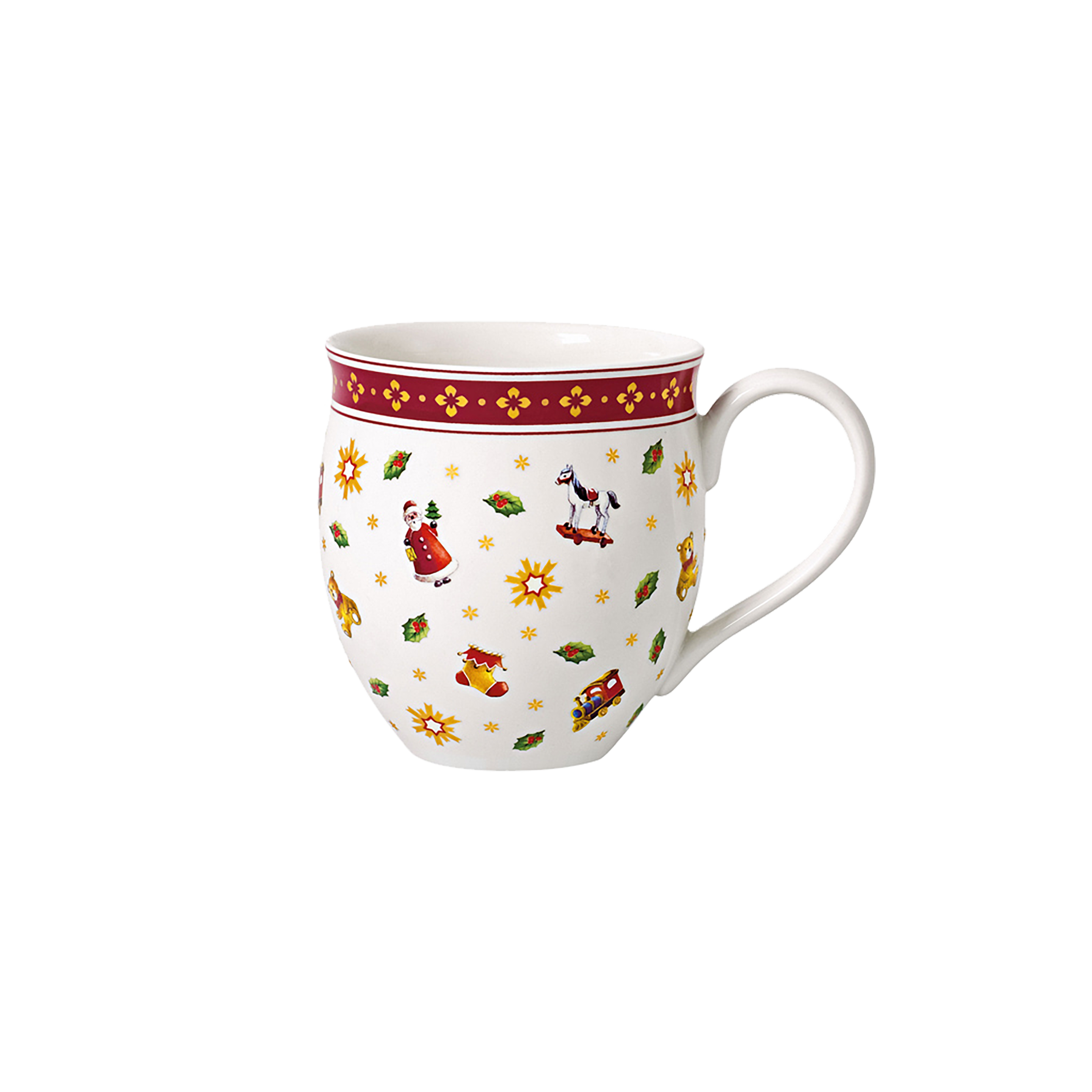 Toy's Delight Mug Red, 13.2 oz, Premium Porcelain