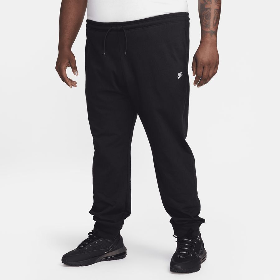 Nike Club Men's Knit Joggers BLACK/WHITE