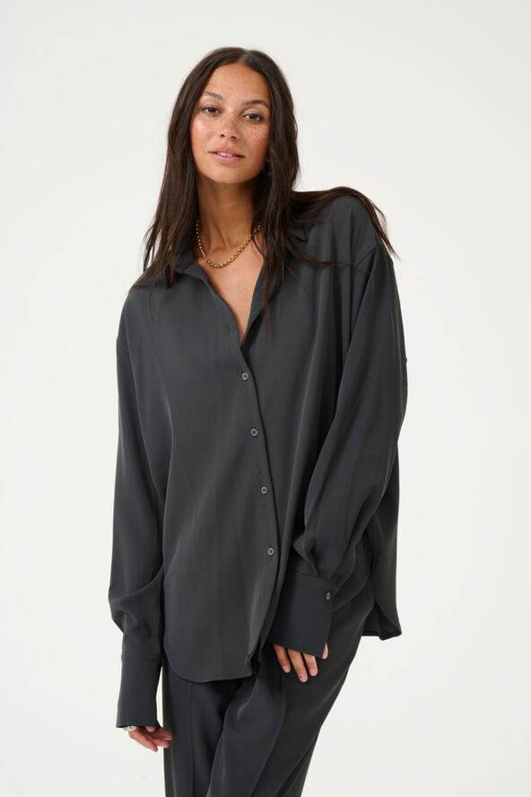 Kaffe KAsigna Shirt Black oyster