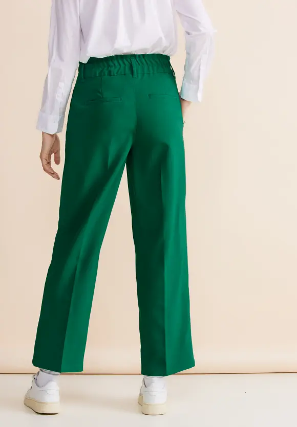 Loose Fit Twill Hose - fresh spring green