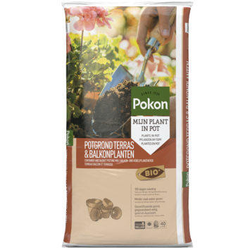 Pokon Bio potgrond terras & balkon planten 40 L