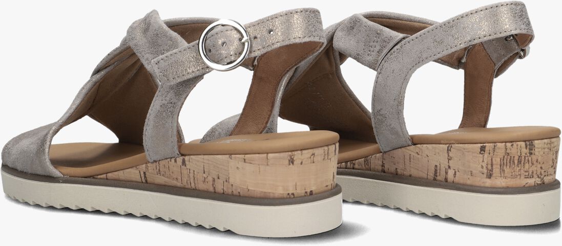 taupe gabor sandalen met hak 751.1