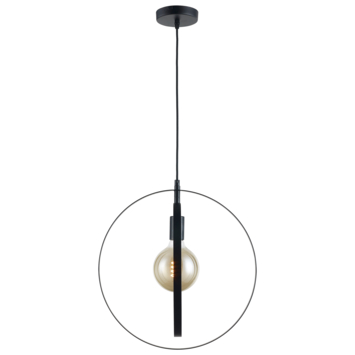 Hanglamp Thijs zwart Ø42cm