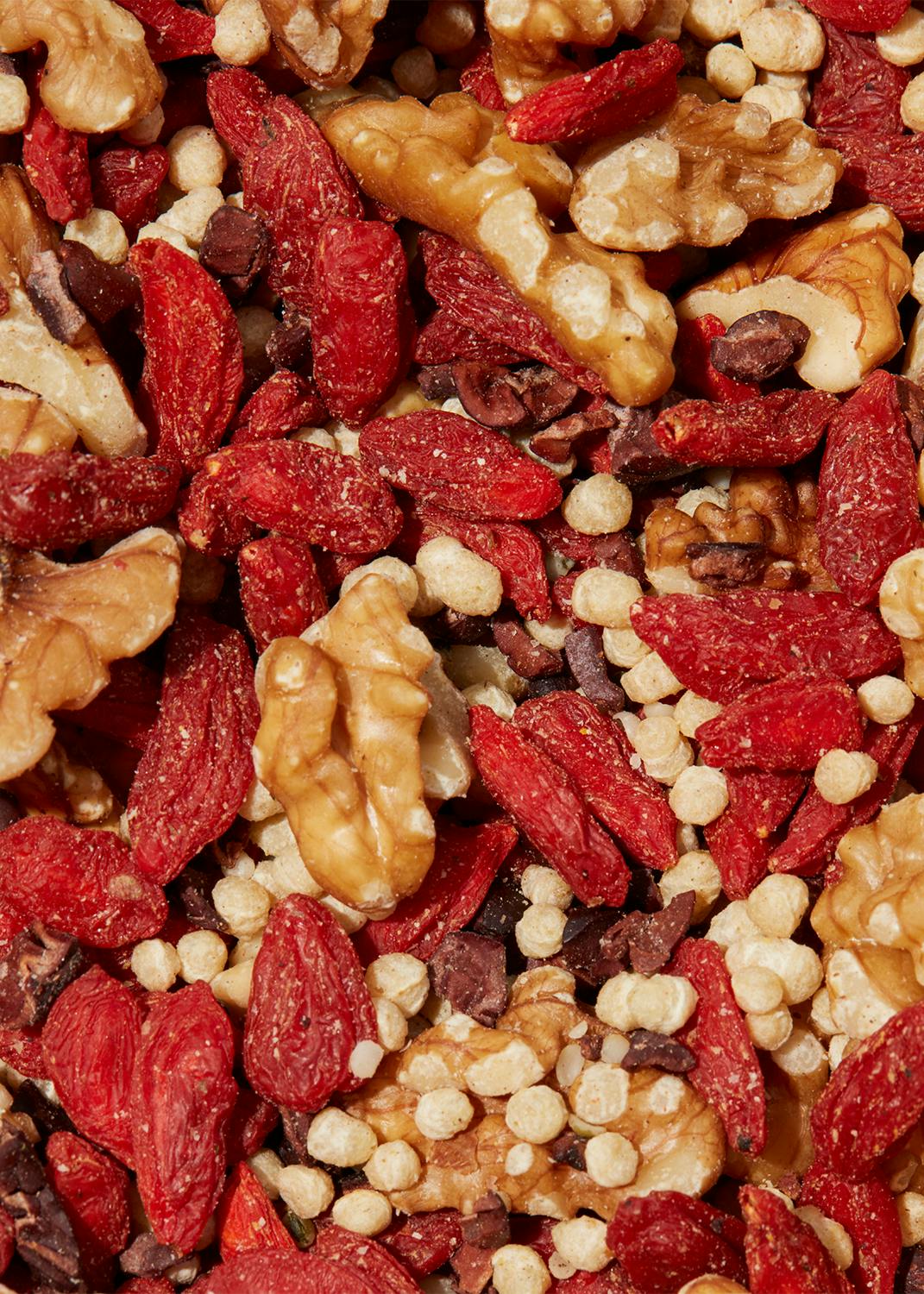 Nuss Frucht Mix mit Protein Crispies 1 kg