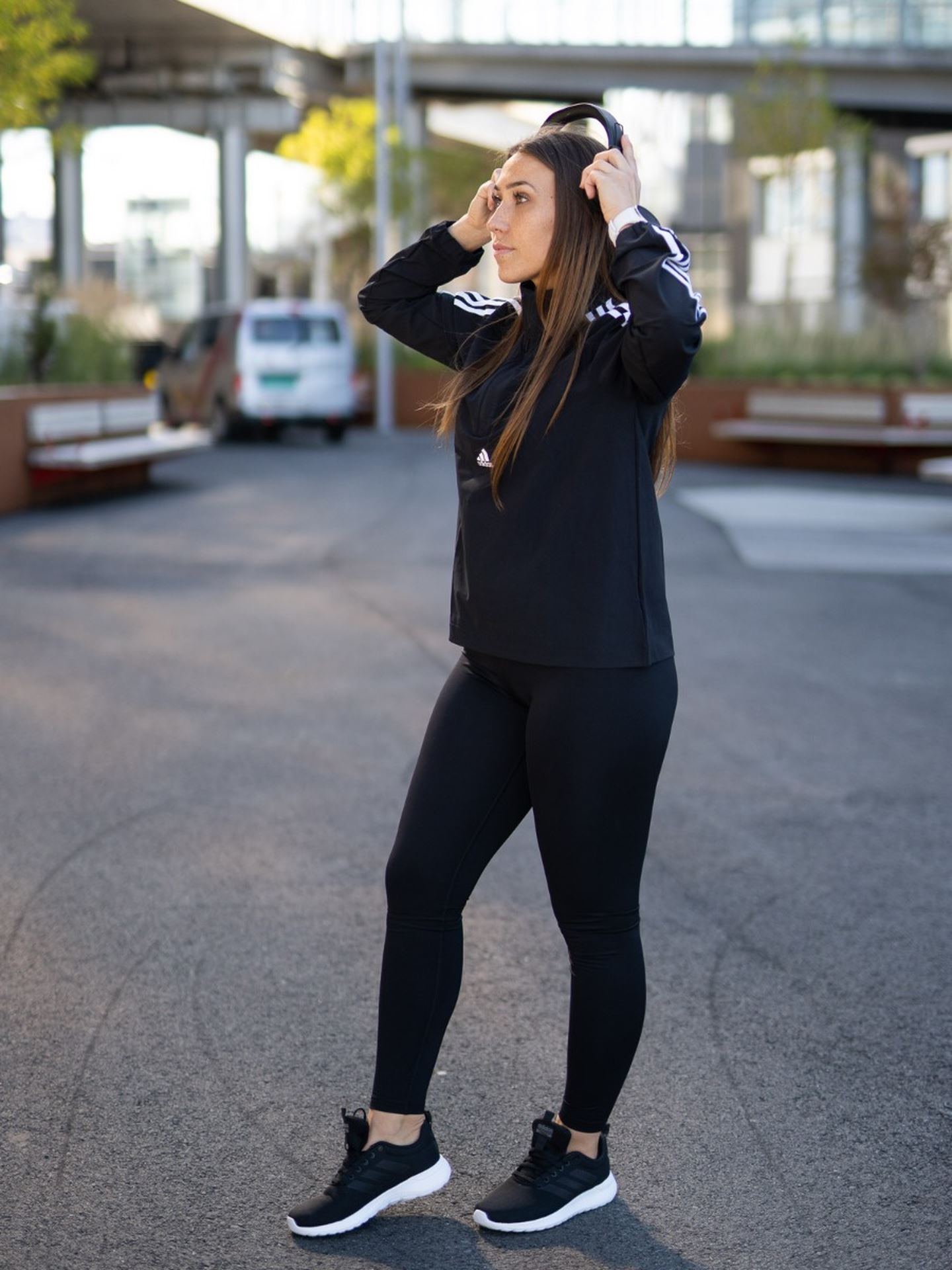 Woven 3 stripes Training Half Zip
