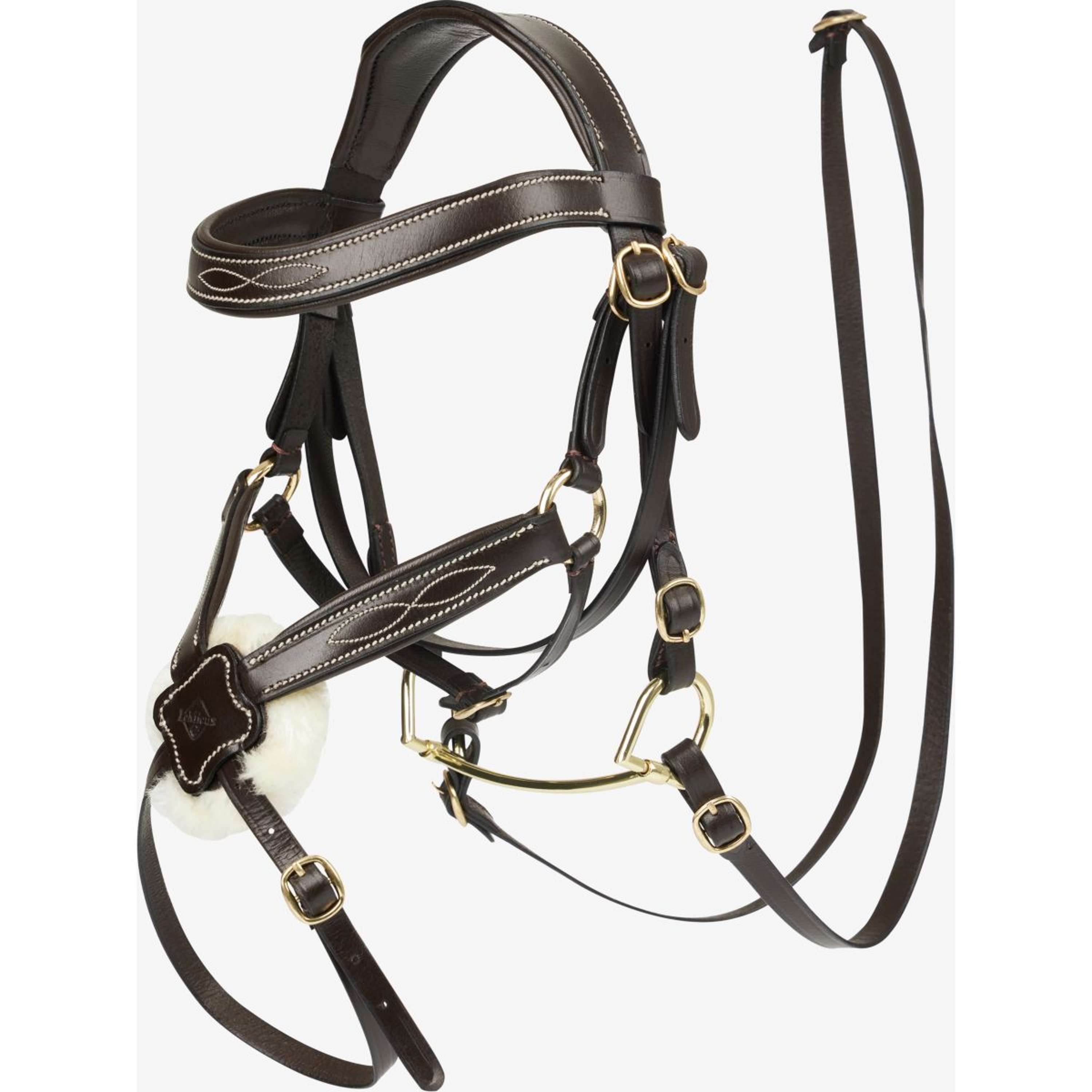 LeMieux Hobby Horse Spring Hoofdstel Bruin