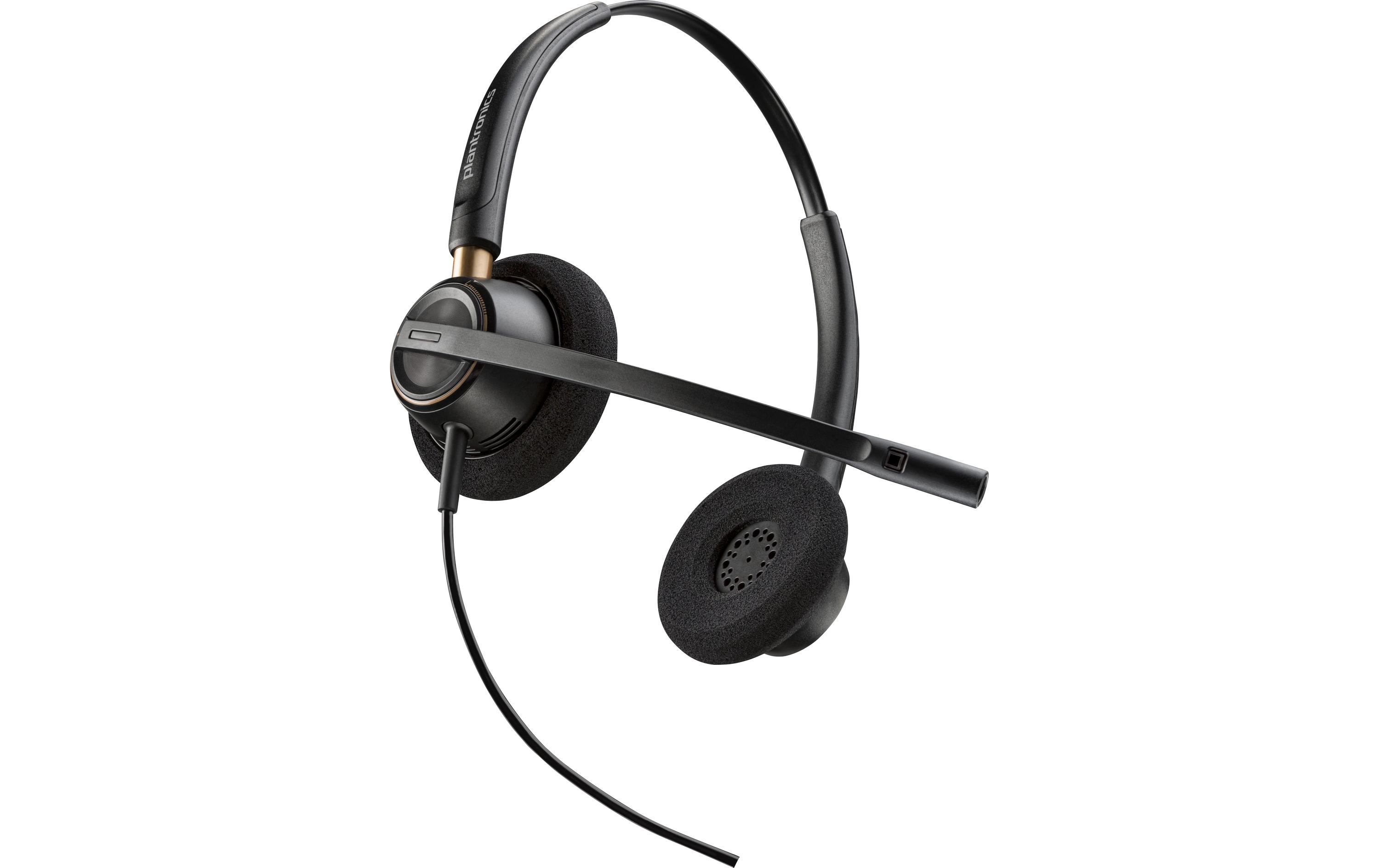 Headset Poly EncorePro HW520 Duo QDContact-Center-Headset, binaural