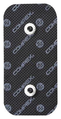 PACK 2 ELECTRODES COMPEX EASYSNAP PERFORMANCE 50 X 100 MM - 2 SNAP - NOIR