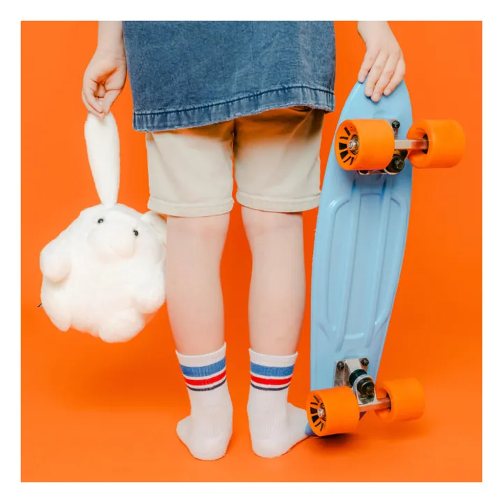 La Pelucherie Peluche Roodoodoo Lulu le Lapin | Blanc