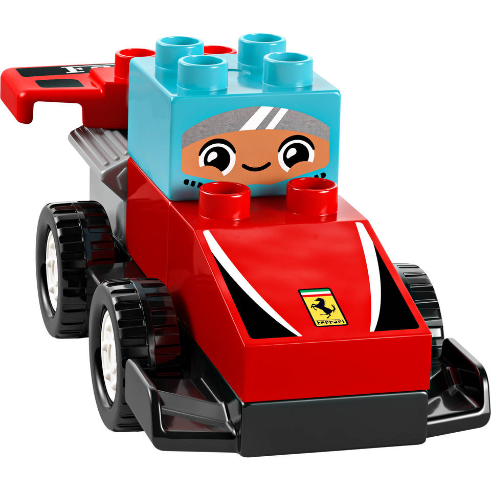 LEGO DUPLO F1 team racewagens en coureurs 10445