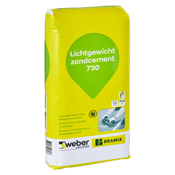 Weber Beamix lichtgewicht zandcement 20 kg