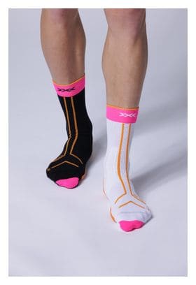 Chaussettes X-Socks Trail Terraskin Expert Crew Noir/Blanc/Rose