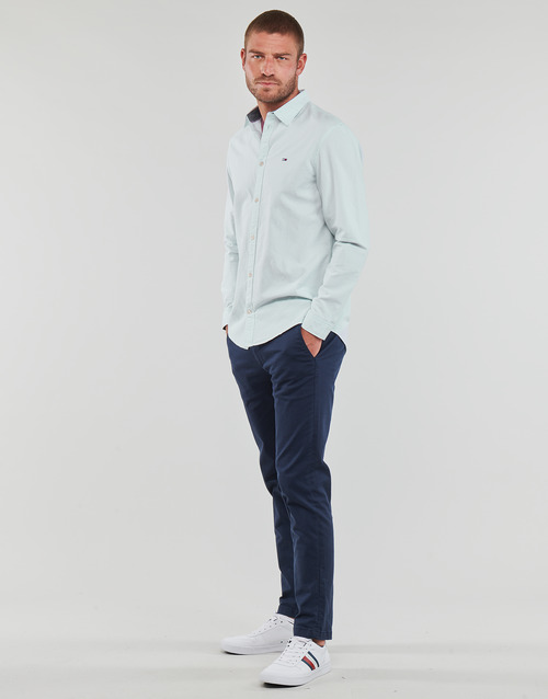 Tommy Jeans - TJM CLASSIC OXFORD SHIRT Azul / Celeste