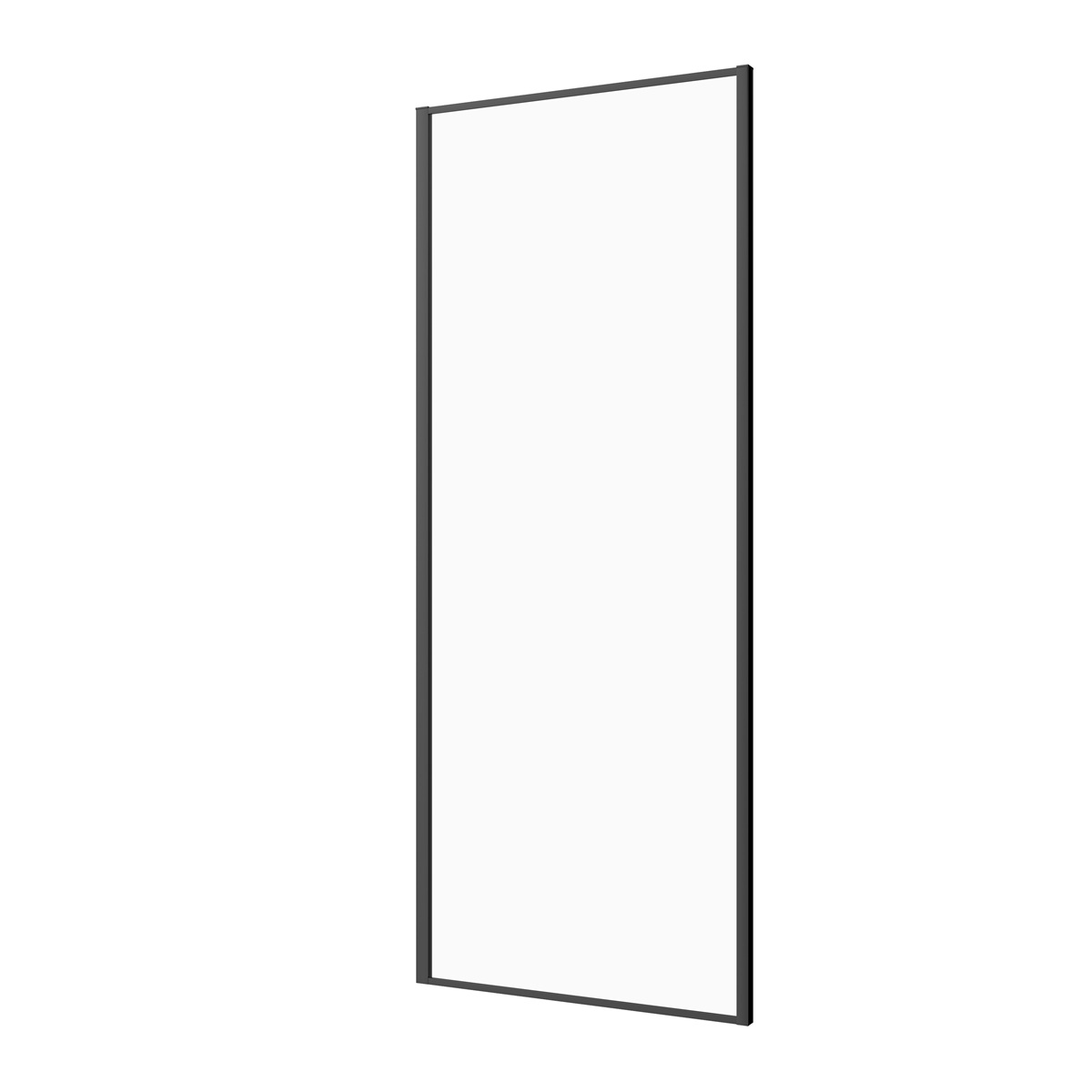 Badstuber Otile douchewand 100cm zwart mat