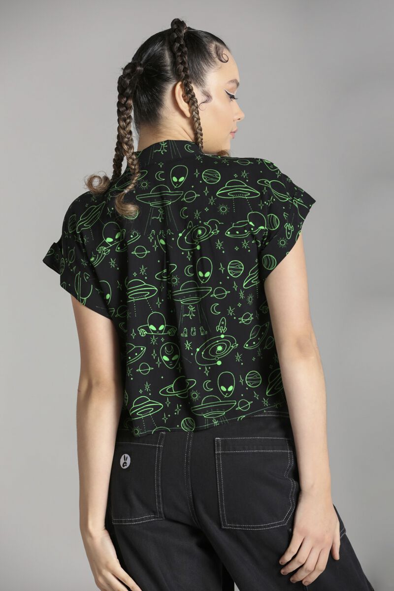 Mulder Shirt | Hell Bunny Chemisier