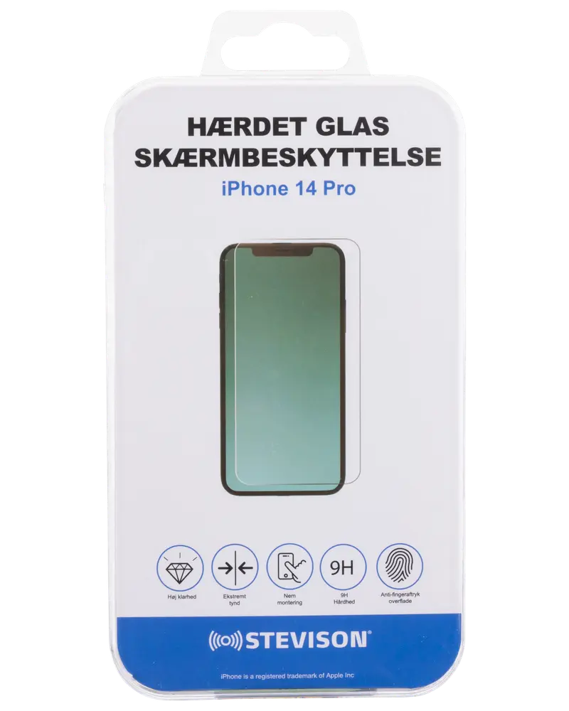 STEVISON Hærdet glas til iPhone 14 Pro