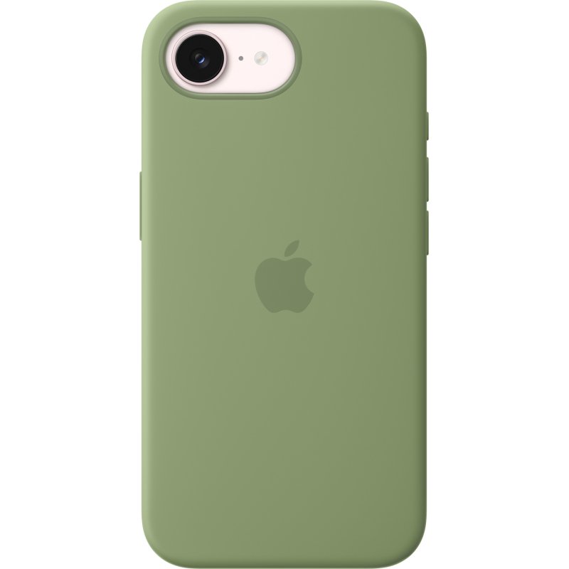 Apple Coque en silicone avec MagSafe pour iPhone 17e - Vert ardoise