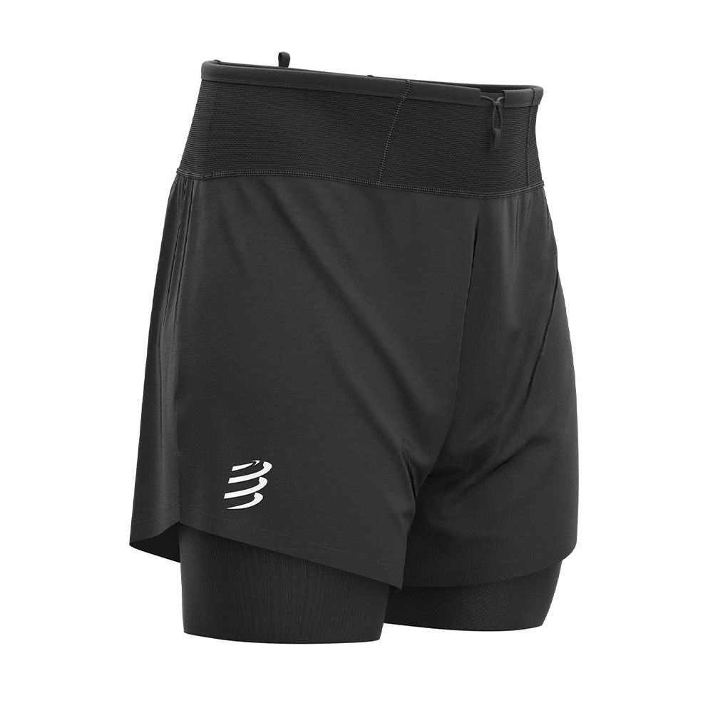 Compressport TRAIL 2-IN-1 - Short Homme black