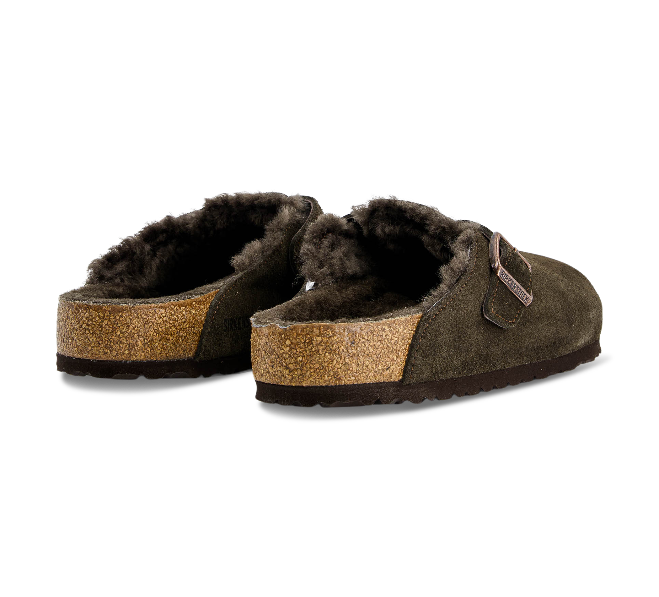 Birkenstock Boston - Geschlossene Hausschuhe braun