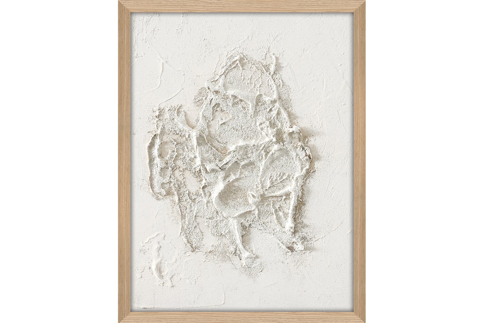 White Beach bilde 40x50 cm med eik ramme