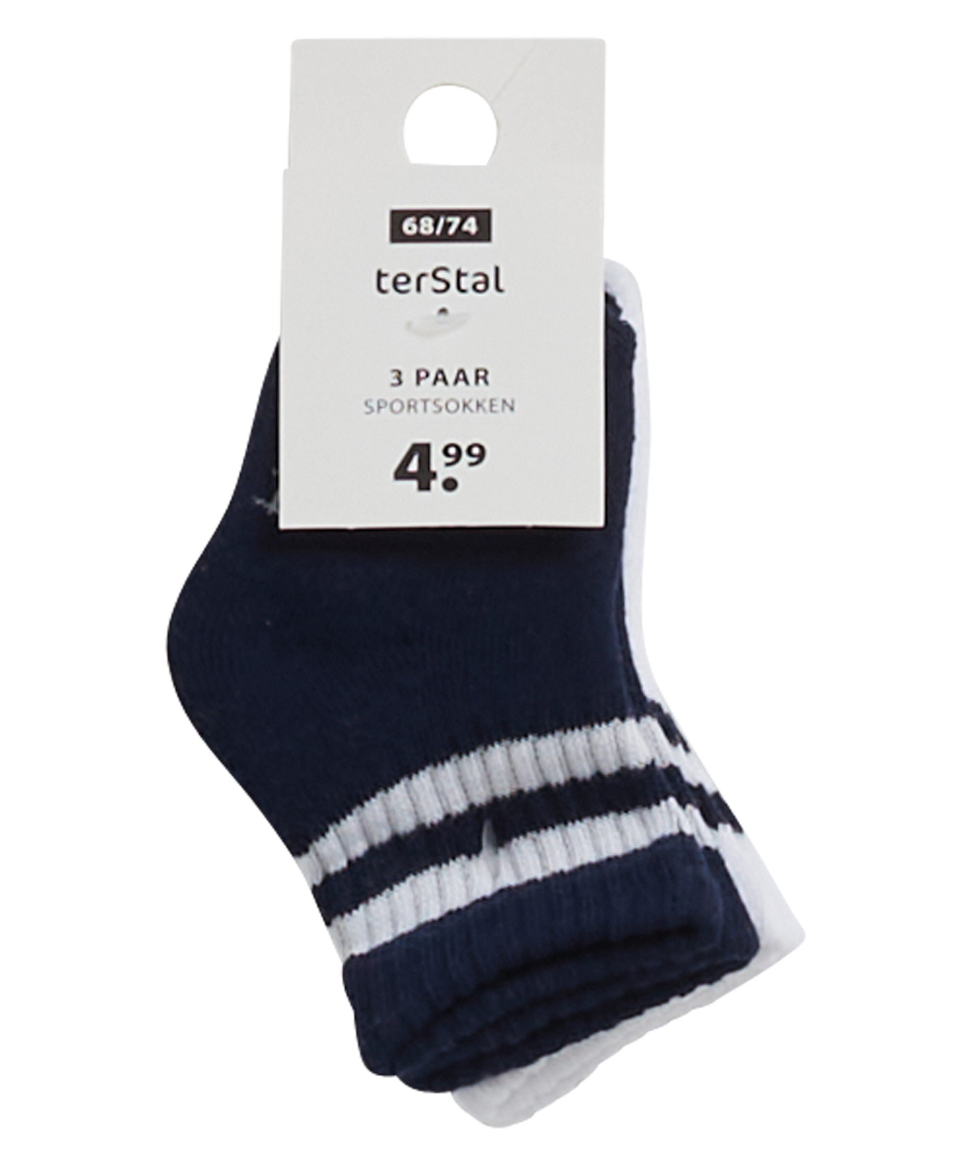 3-pack baby sokken sportief