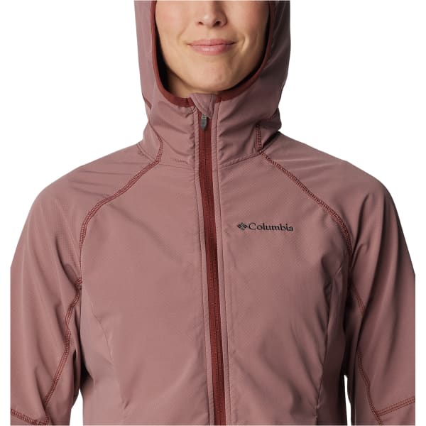 Softshell randonnée COLUMBIA W SWEET AS II SOFTSHELL HOODIE FIG SPICE POPS