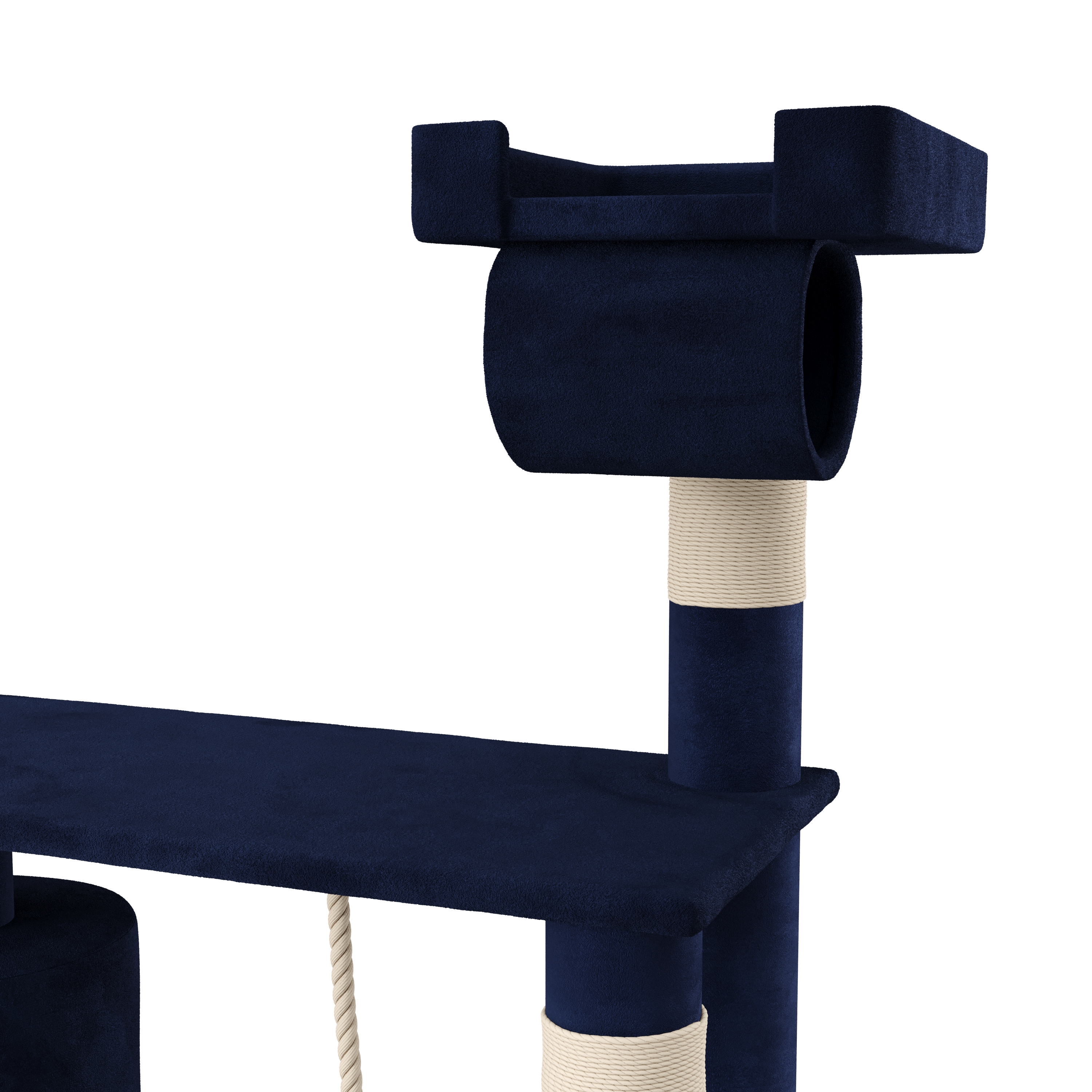 Katzenbaum SIMBA 141 cm blau
