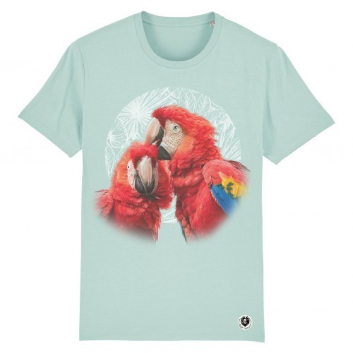 Camiseta Loros Luna, Azul