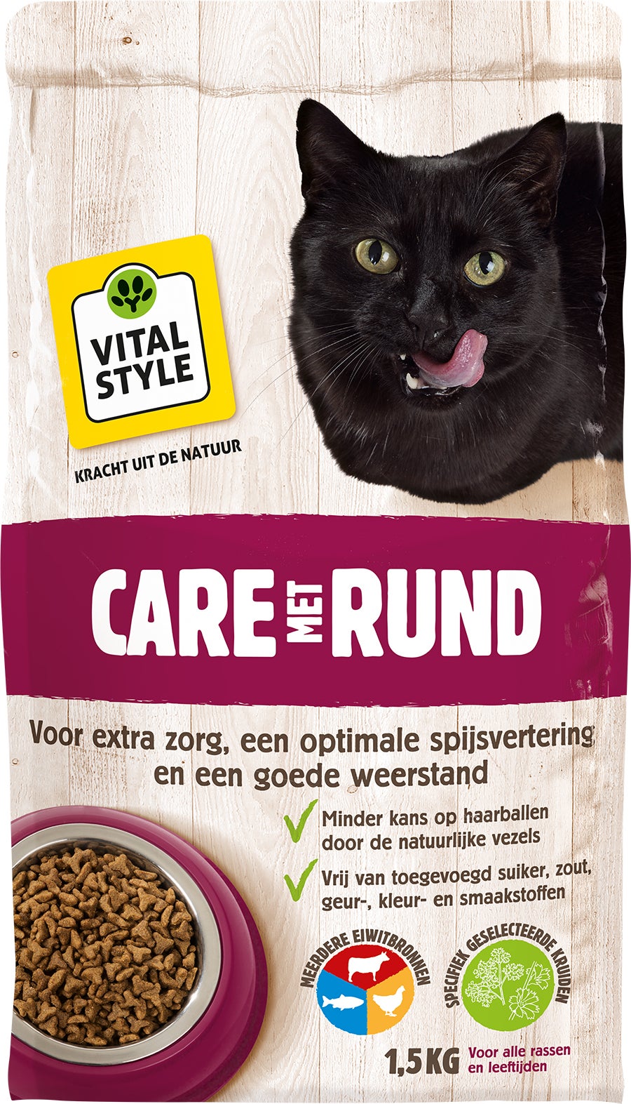 VITALstyle kattenvoer adult rund 1,5 kg