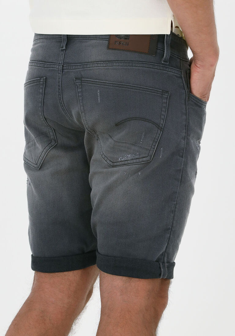 G-STAR RAW grijze g-star raw korte broek 3301 slim short