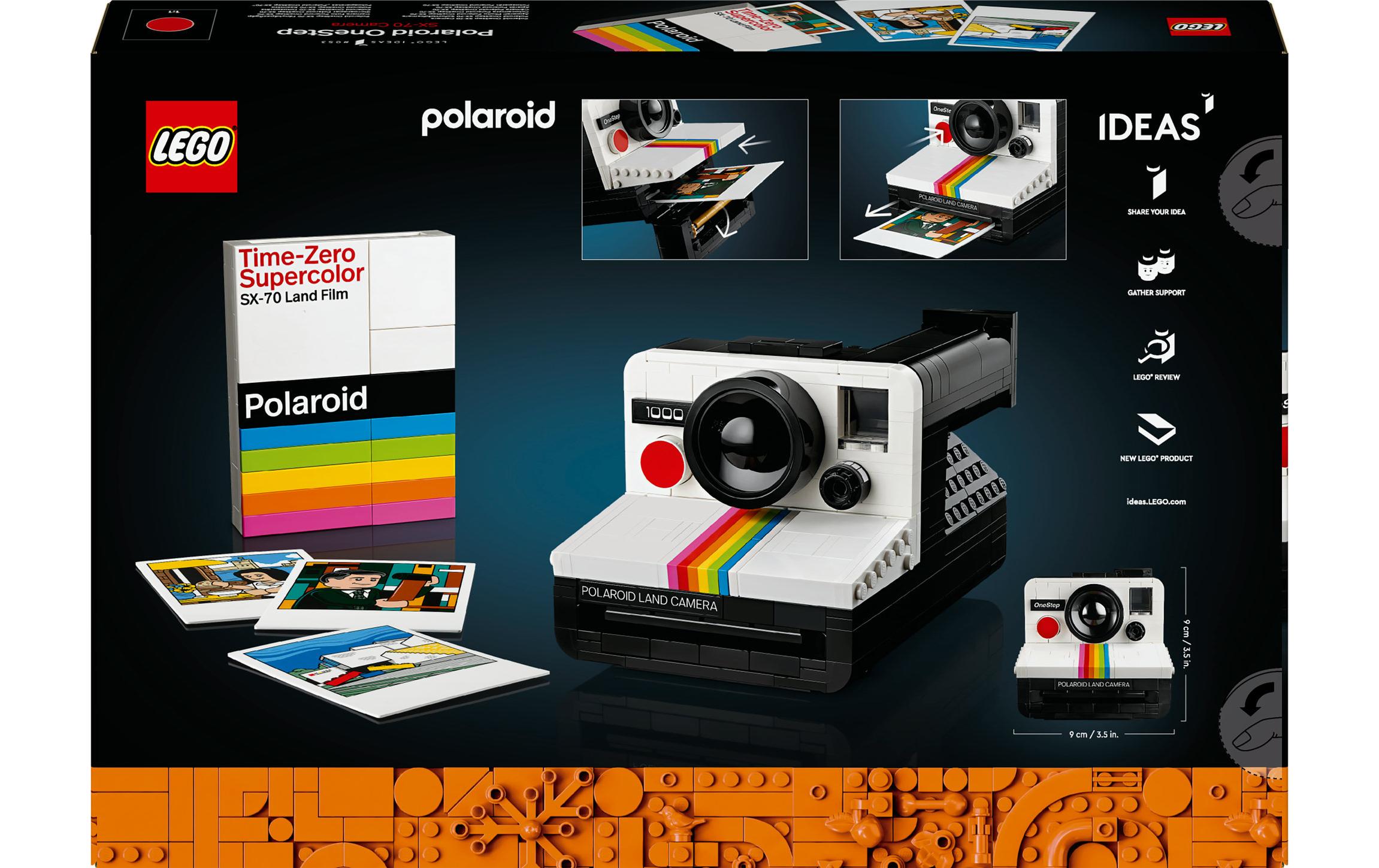 Ideas Polaroid OneStep SX-70 Sofortbildkamera 21345Nostalgisches Bauset für Kamerafans
