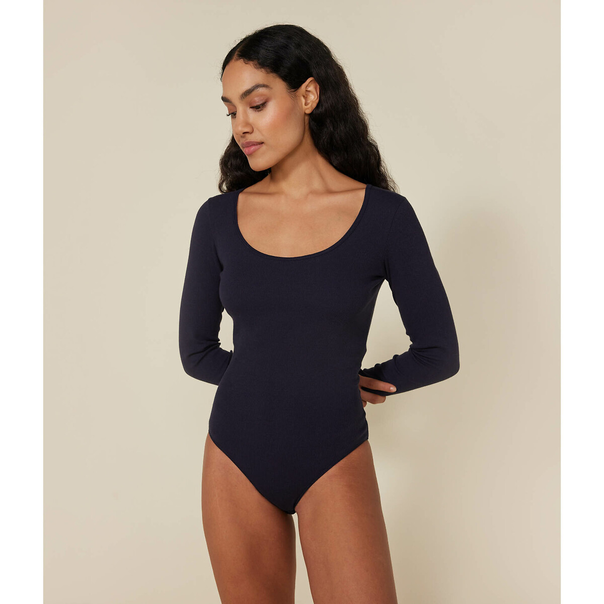 PETIT BATEAU<br>Macacão de algodão com mangas compridas