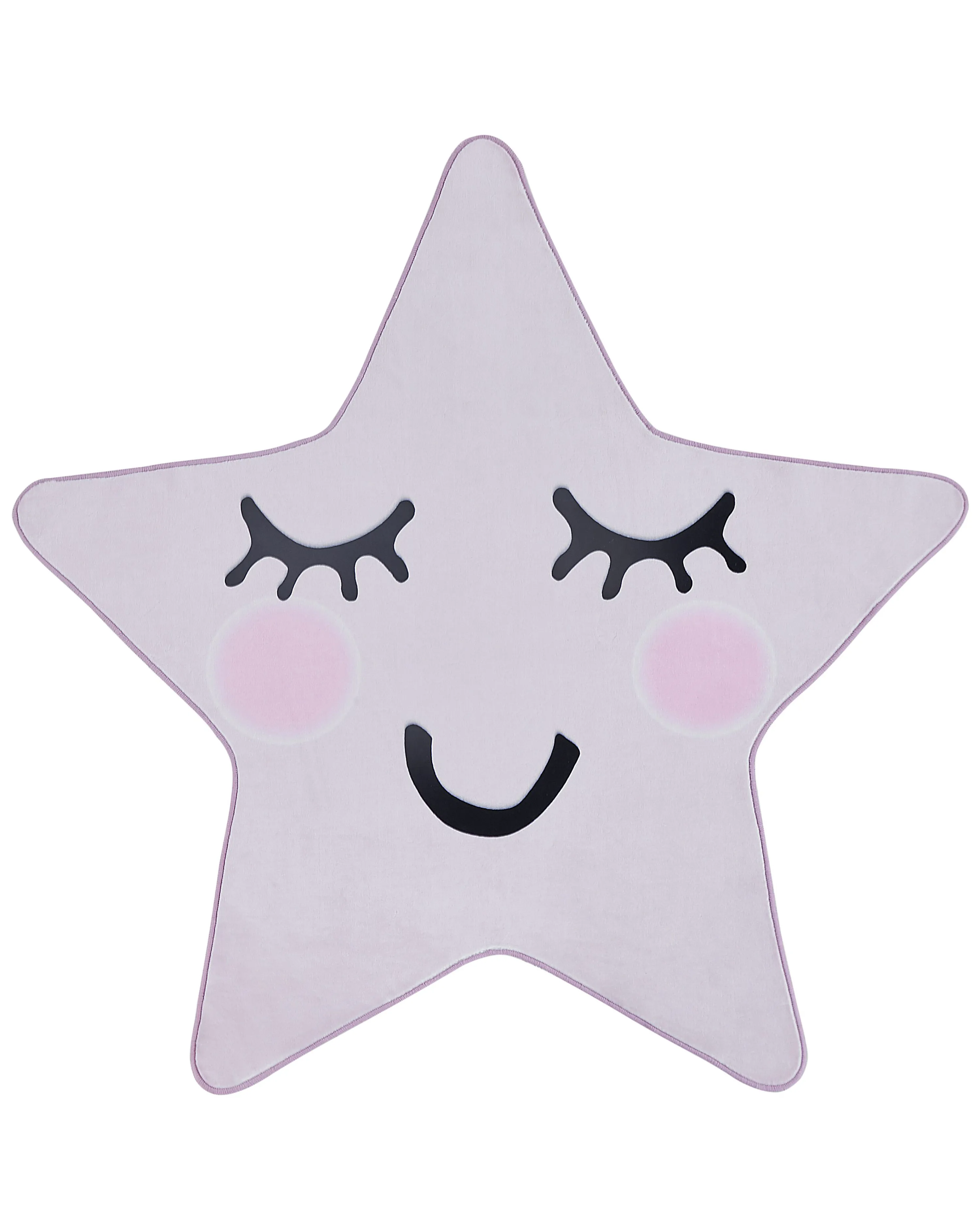 Kindervloerkleed SIRIUS Pastelroze 120 x 120 cm