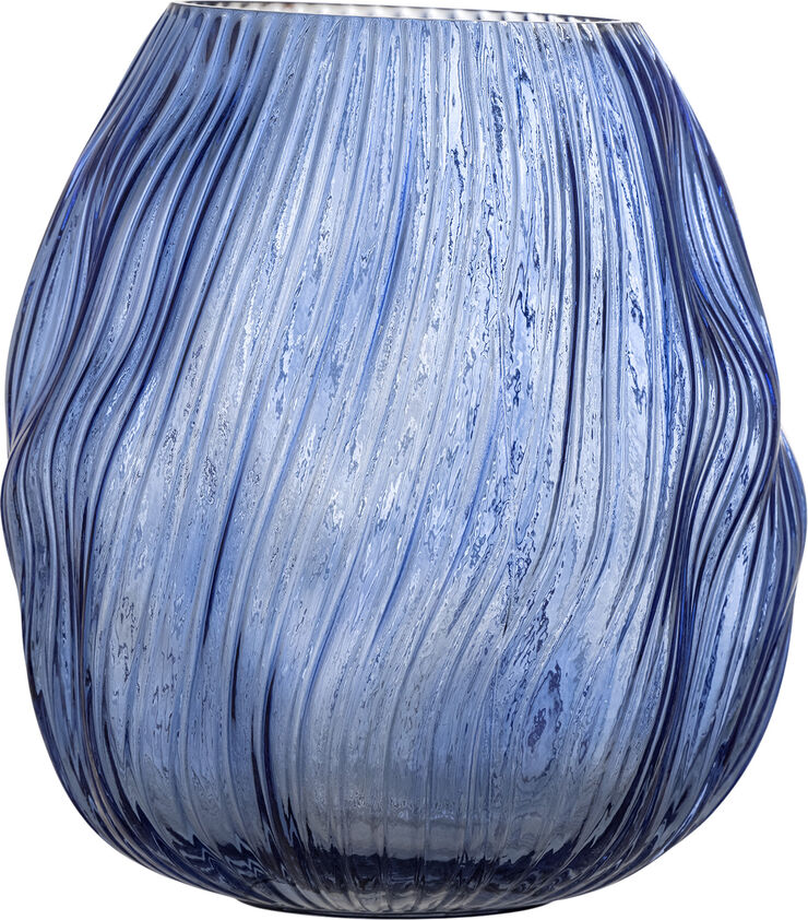 Bloomingville Leyla Vase, Bl, Glas Bl
