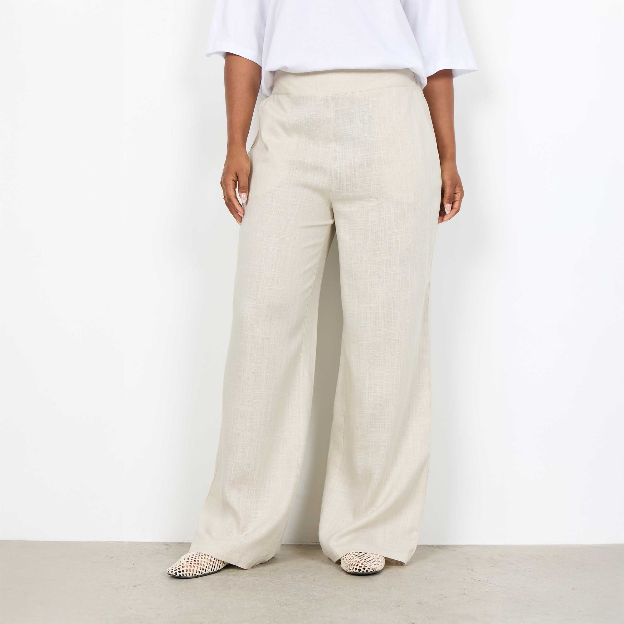 Pantalon Femme beige