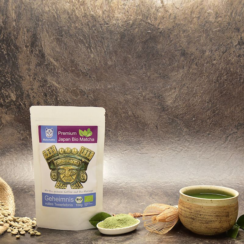 Matchatto Matcha Tee Grüner Kaffee & Moringa Bio