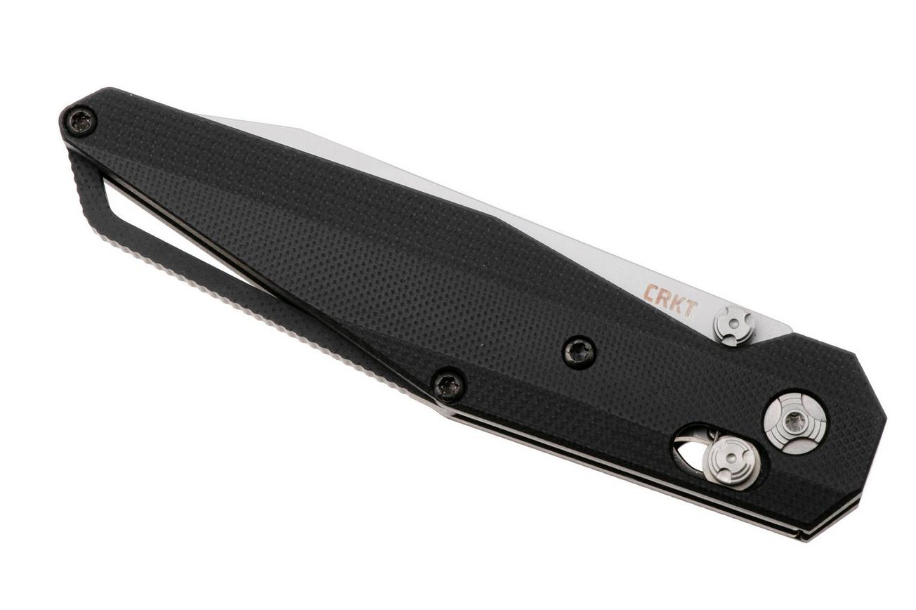 CRKT LCBK 3830 Crossbar Lock, Black G10 zakmes, Matthew Lerch design
