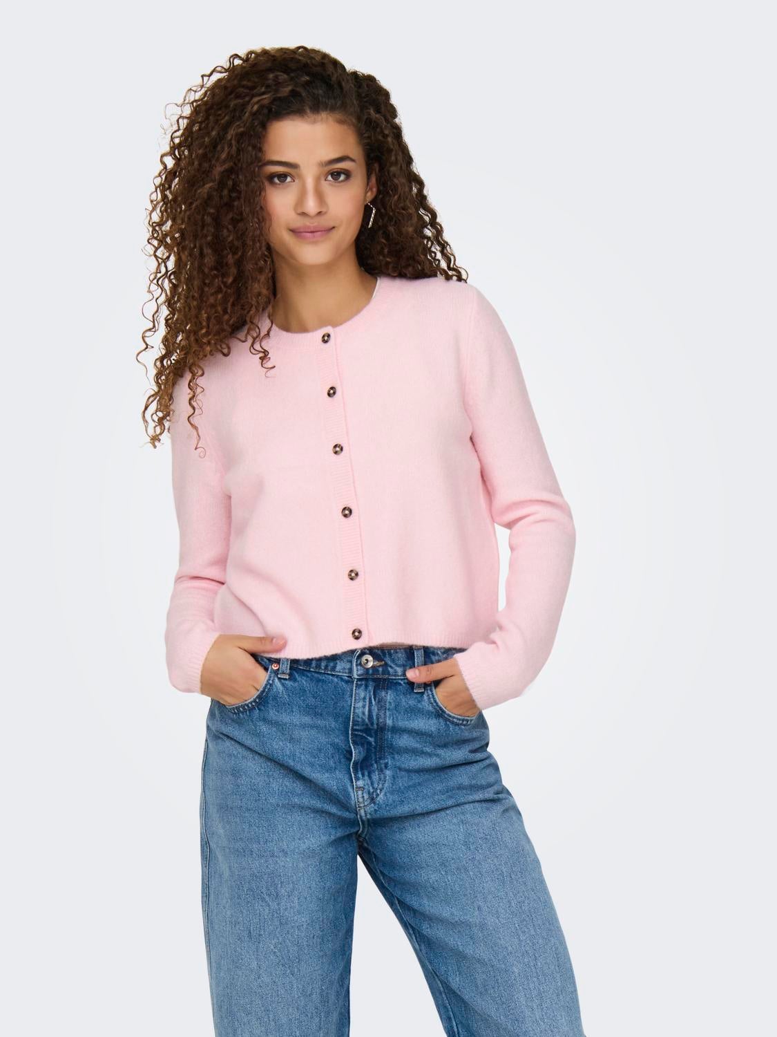 JDYCHLOE Strickjacke Light Pink